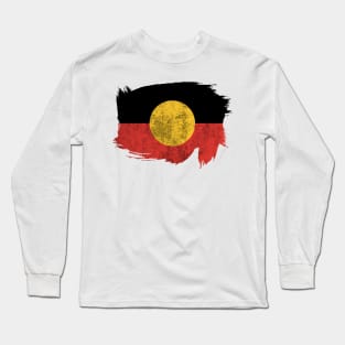 Aboriginal Flag Long Sleeve T-Shirt